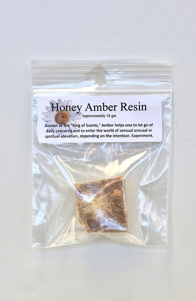 Traditional Resin Incense - Honey Amber 10 grams