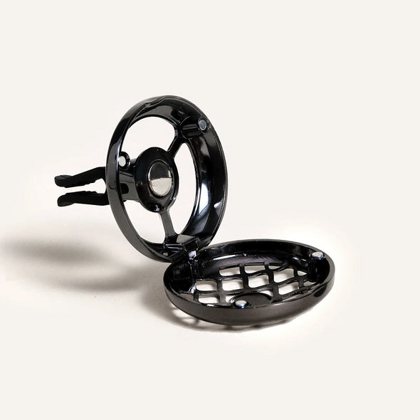 Maison Berger Car Diffuser Clip - Resonance in Gun Metal Finish
