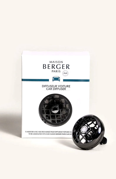 Maison Berger Car Diffuser Clip - Resonance in Gun Metal Finish