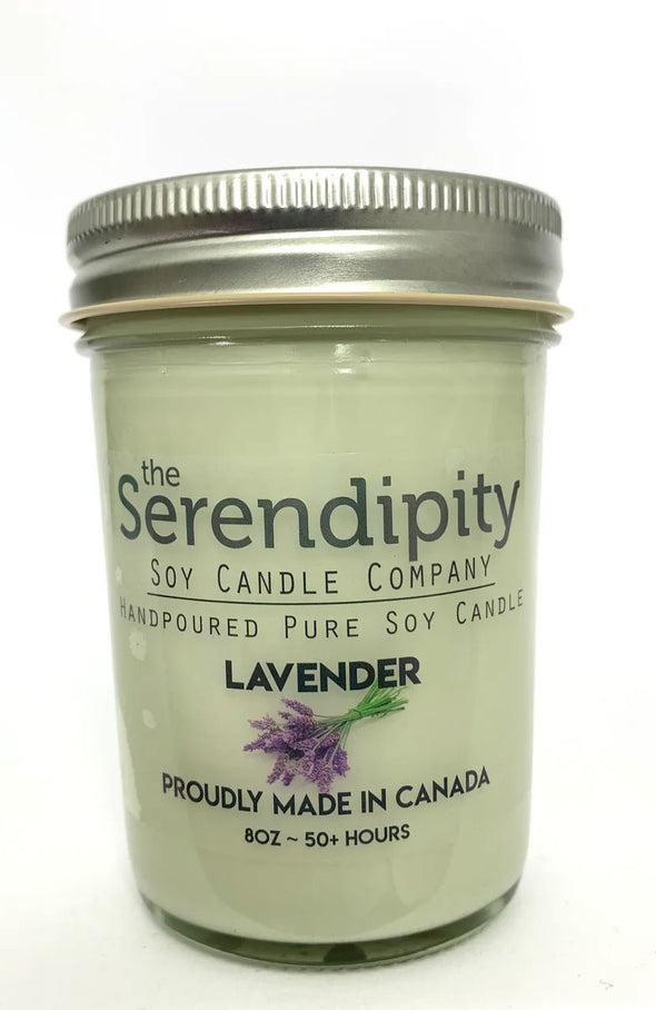 Pure Soy Wax Candle - Lavender