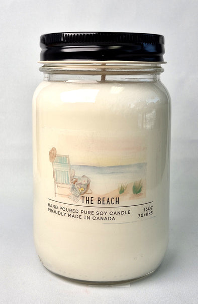 Pure Soy Wax Candle - Beach (The)