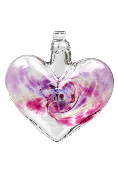 Van Glow Heart Ornament ~ Purple/Pink