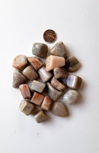 Tumbled Gemstones - Pink Feldspar (Canada) Medium