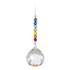 Large Faceted Sphere Crystal Suncatcher  – Chakra