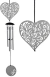 Woodstock Chimes - Flourish Chime (Heart)