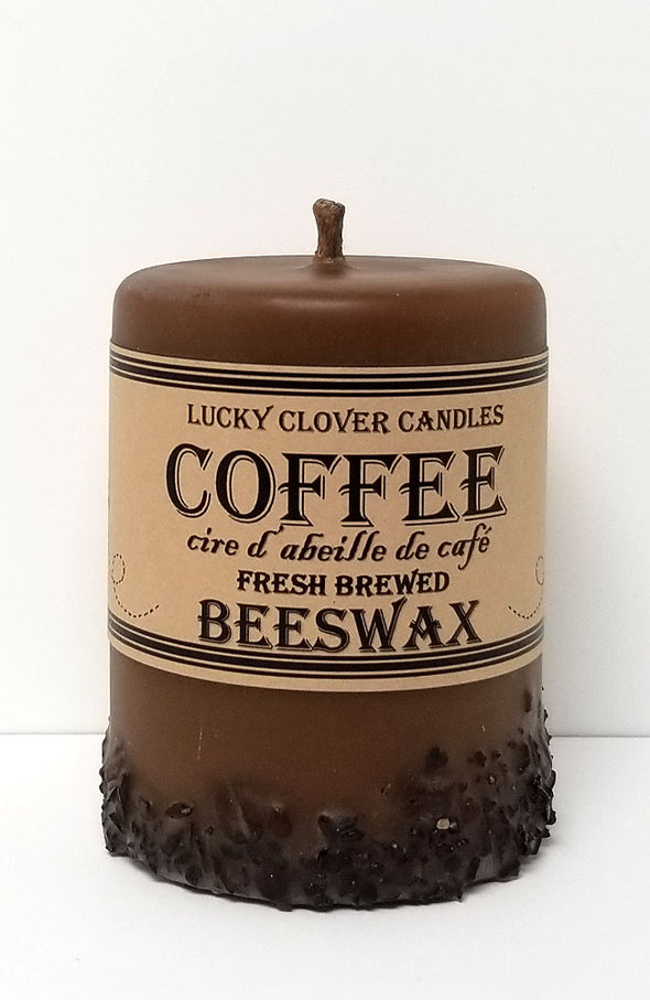 100% Pure Beeswax Coffee Candle 3"x4"