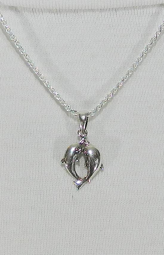 Sterling Silver Symbol - Dolphins1