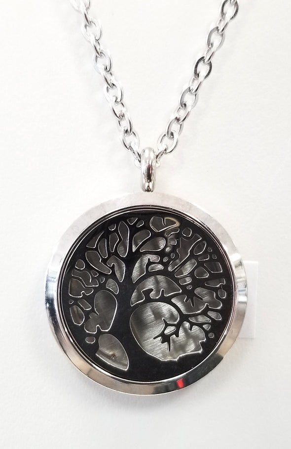 Diffuser Necklace - Tree of Life (Silver)
