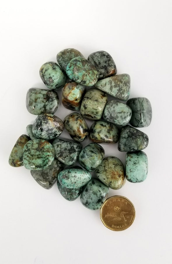 Tumbled Gemstones - African Turquoise