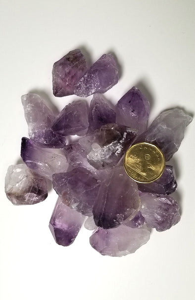 Rough Gemstones - Natural Amethyst Points (Assorted)