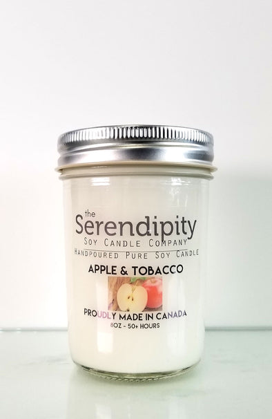 Pure Soy Wax Candle - Apple & Tobacco