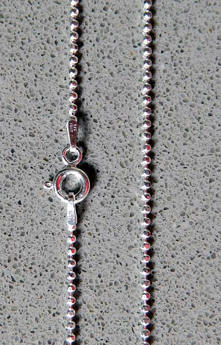 Sterling Silver Diamond Cut Bead Chain 150