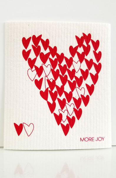 More Joy ~ Swedish Cloth Blooming Hearts