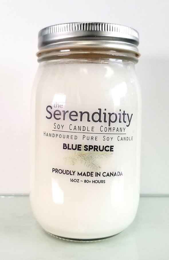 Pure Soy Wax Candle - Blue Spruce