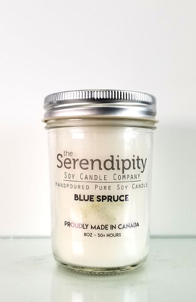 Pure Soy Wax Candle - Blue Spruce