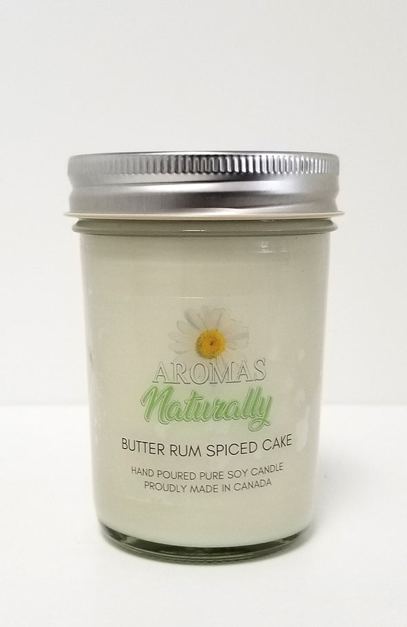 Pure Soy Wax Candle - Butter Rum Spiced Cake