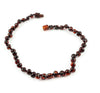 100% Certified Baltic Amber Baby Necklace Polished Cherry