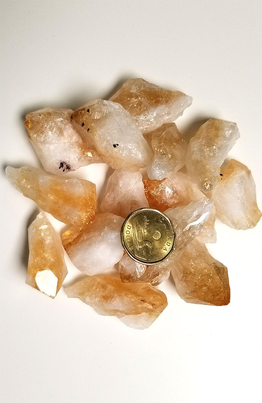 Rough Gemstones Citrine (Heat Treated) Assorted