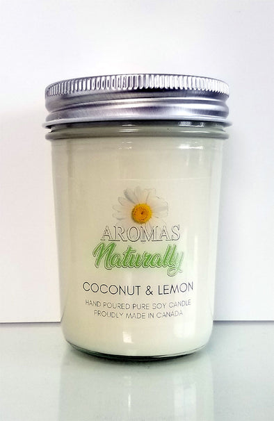 Pure Soy Wax Candle - Coconut & Lemon