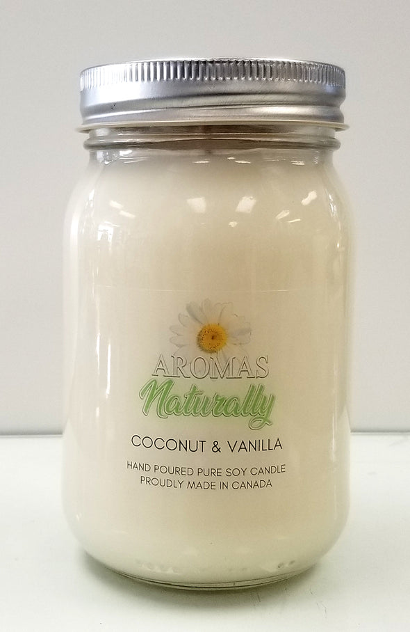 Pure Soy Wax Candle - Coconut Vanilla