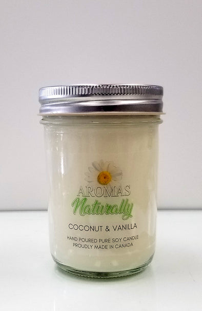 Pure Soy Wax Candle - Coconut Vanilla