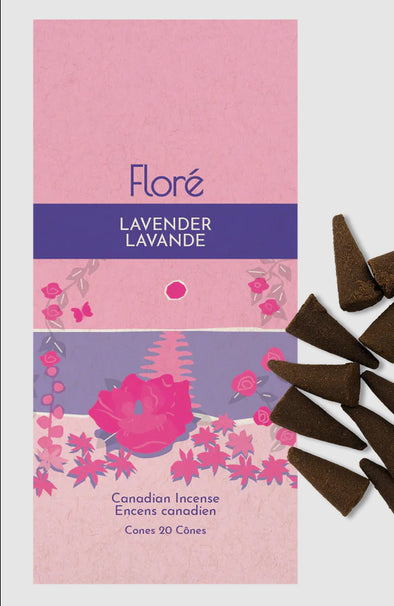Flore Lavender Incense Cones