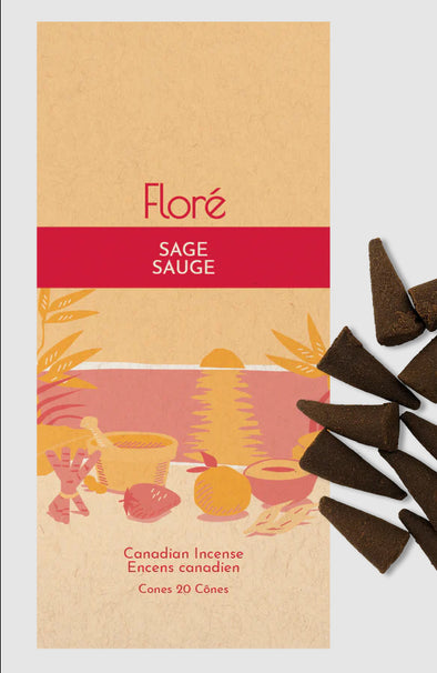 Flore Sage Incense Cones