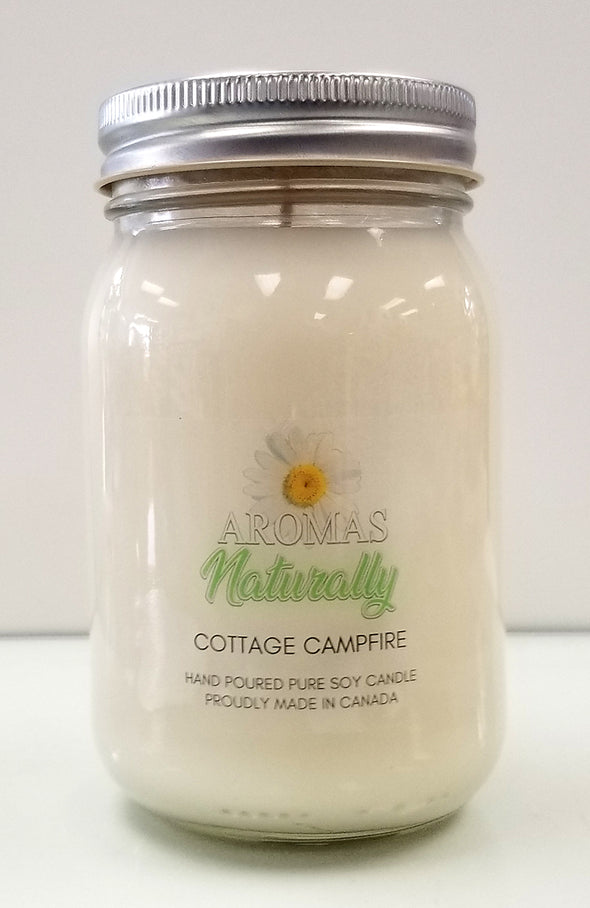 Pure Soy Wax Candle - Cottage Campfire