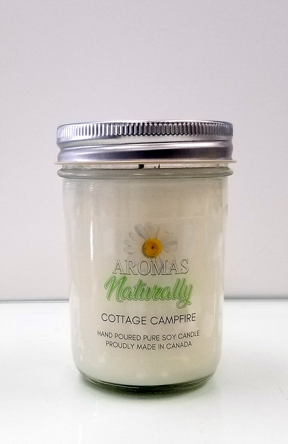 Pure Soy Wax Candle - Cottage Campfire