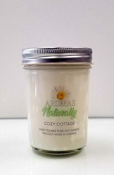 Pure Soy Wax Candle - Cozy Cottage