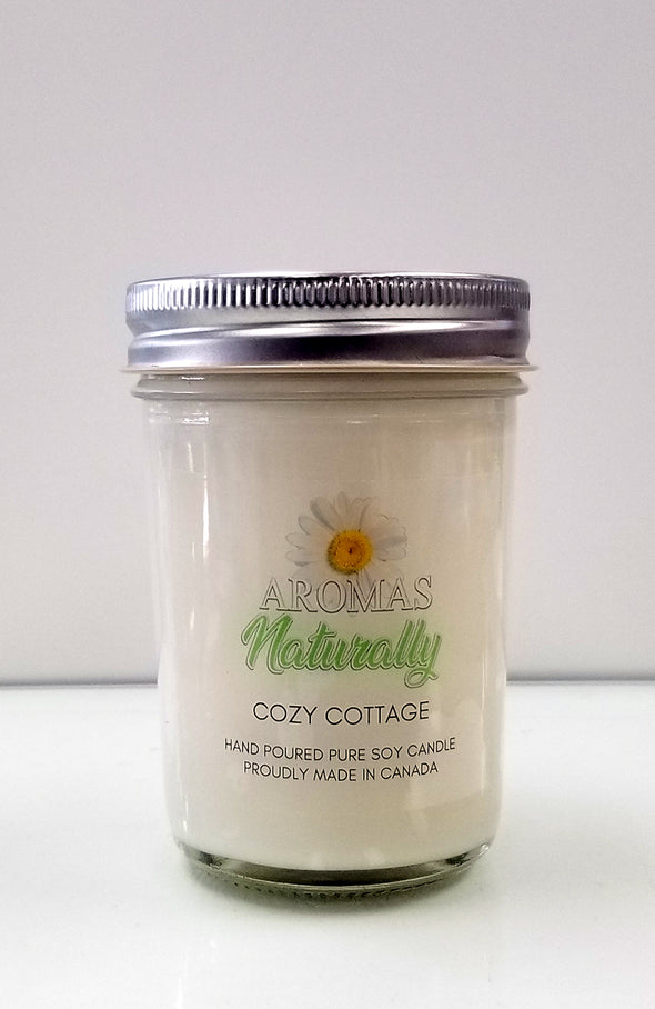 Pure Soy Wax Candle - Cozy Cottage