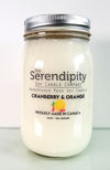 Pure Soy Wax Candle - Cranberry & Orange