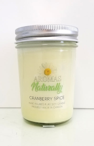 Pure Soy Wax Candle - Cranberry Spice