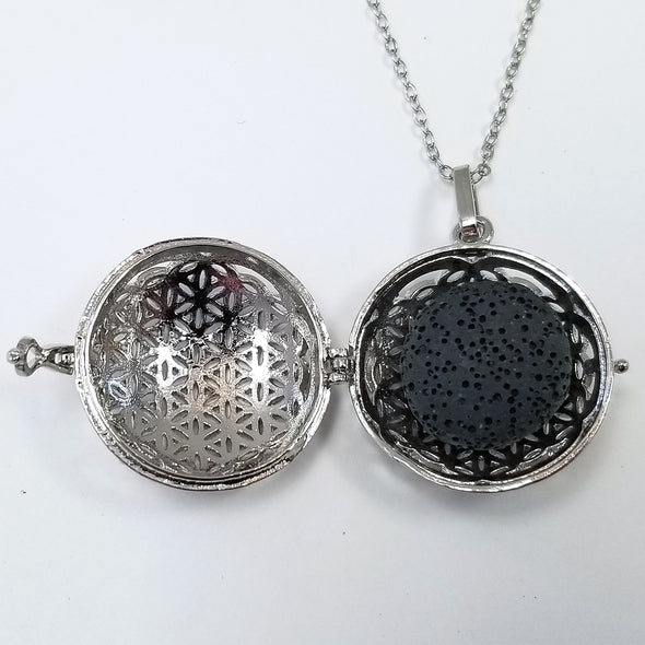 Diffuser Necklace - Creation (Flower of Life)