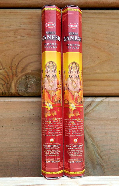 HEM Incense Hex Tube 20 Sticks - Shree Ganesh