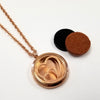 Diffuser Necklace - Rose Gold Heart
