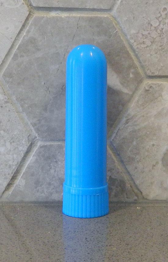 Essential Oil Inhaler (Blue) - Plastic