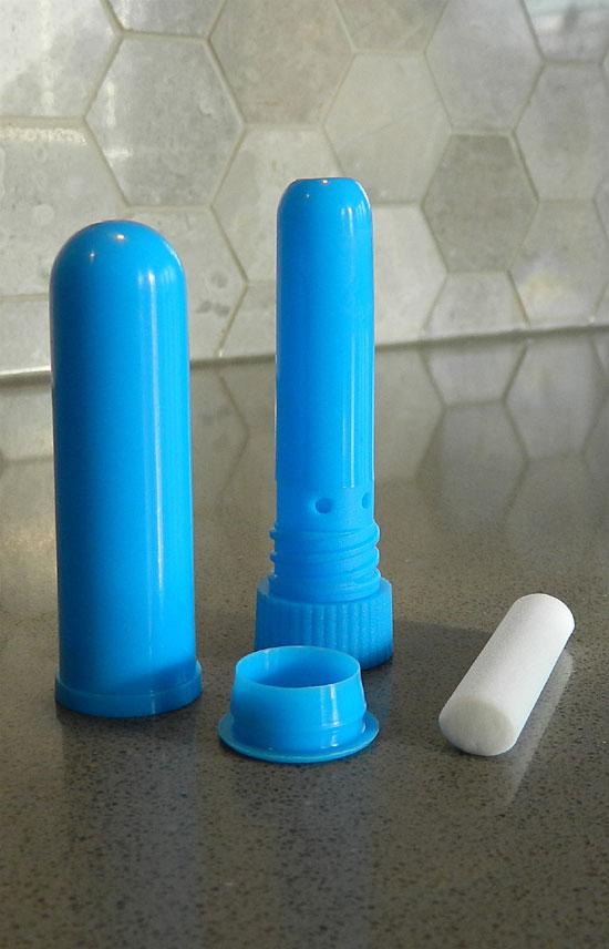 Essential Oil Inhaler (Blue) - Plastic