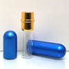 Essential Oil Inhaler - Brushed Aluminum Royal Blue