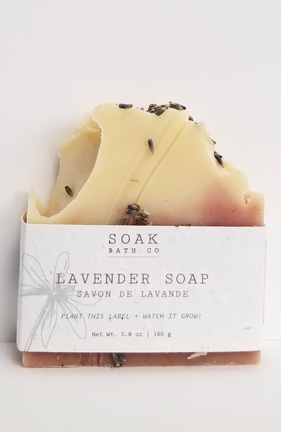 SOAK Bath Co. - Lavender Soap Bar