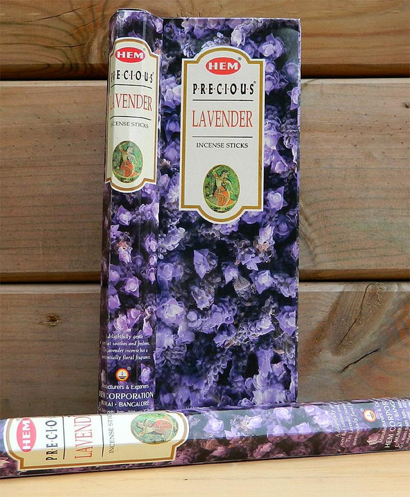 HEM Incense Hex Tube 20 Sticks - Lavender