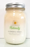 Pure Soy Wax Candle - Lavender & Vanilla