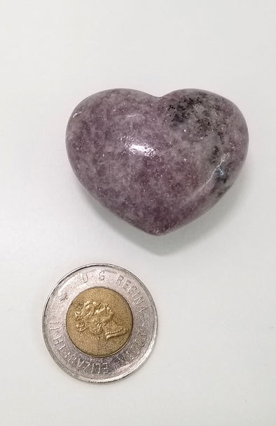 Polished Gemstones - Lepidolite Hearts