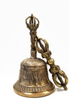 Tibetan Handmade Bell & Dorje Set - Large
