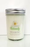 Pure Soy Wax Candle - Lime & Sea Salt