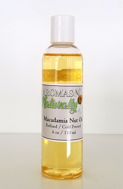 Macadamia Nut Carrier Oil - 4 oz (110 ml)