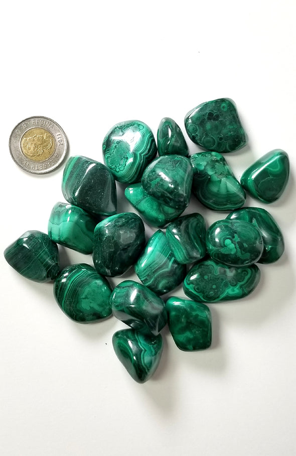 Tumbled Gemstones - Malachite