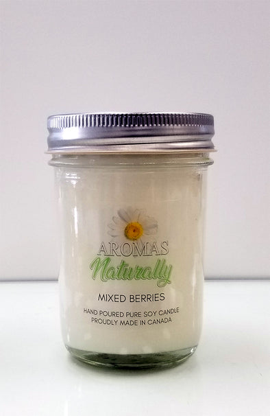 Pure Soy Wax Candle - Mixed Berries