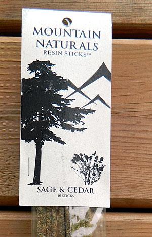 Mountain Naturals Sage and Cedar Resin Incense