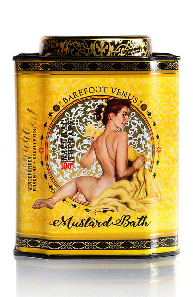 100% Natural Mustard Bath Soak - Tin